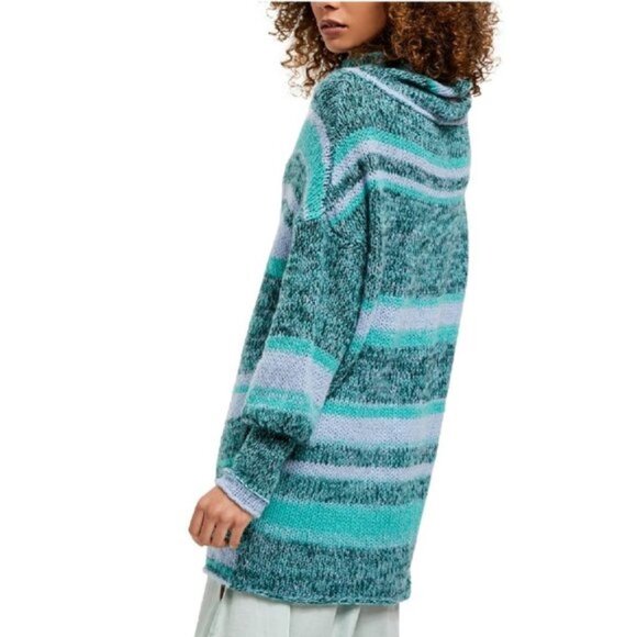 Free People Candy Stripe Tunic Sweater - Picture 1 of 5